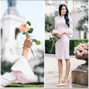 Rachel Parcell Blush Bell Sleeve Dress